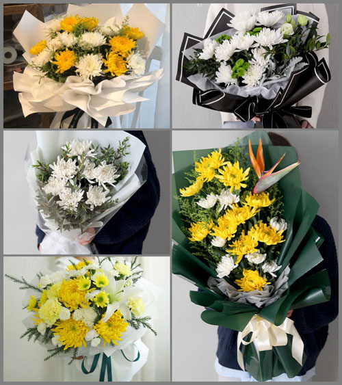 贵州毕节市大方县大方镇新庄村白事花束代送
